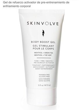 Skinvolve Body Boost Gel with Menthol and Green Tea 5 oz New